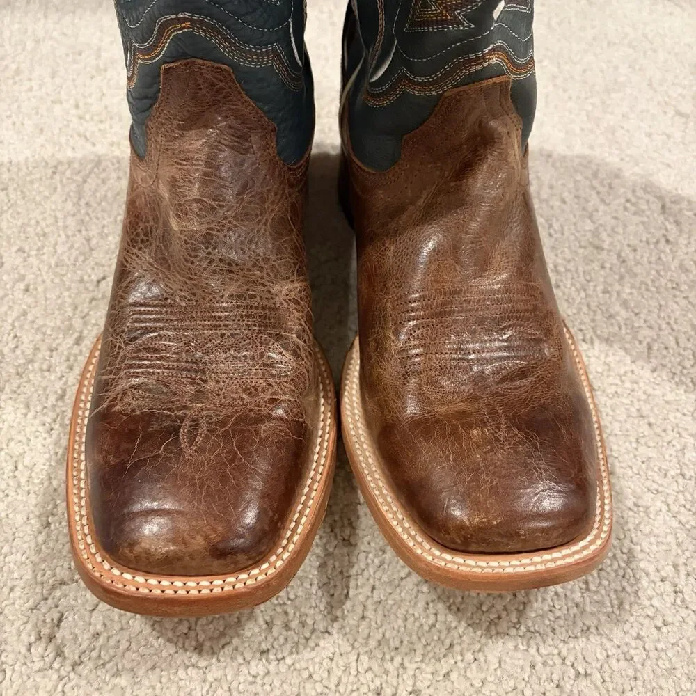 NWT Demo Try On Cody James Men’s Western Boots Navy BBS20 Size 10.5 Cowboy